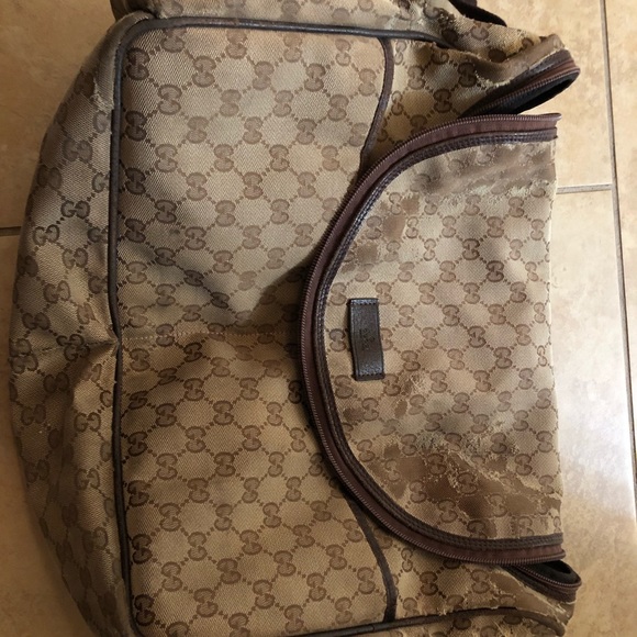 Gucci diaper bag